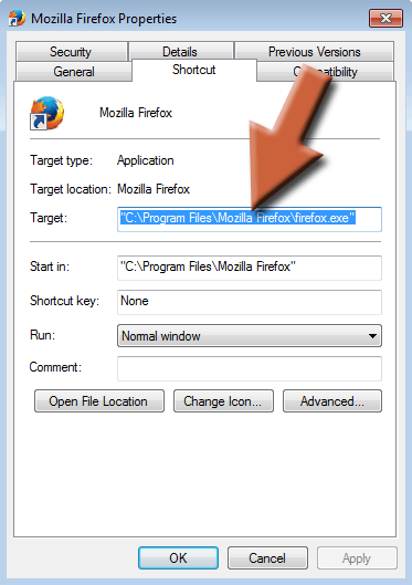 bluej program menu shortcut