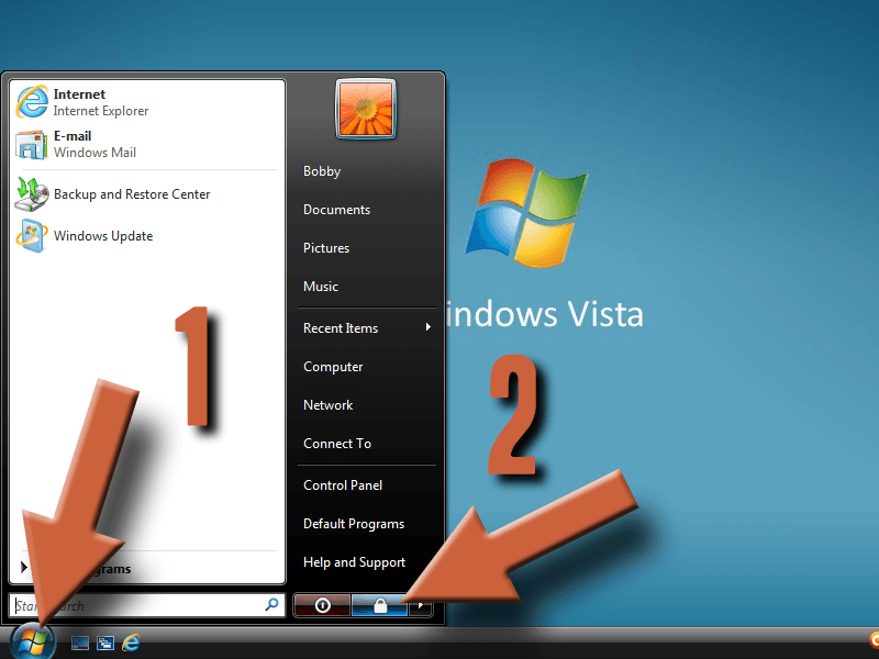 How To Password Lock Your Screen – Instructions for Windows XP, Vista, Win  7 and 8 « TipTopSecurity